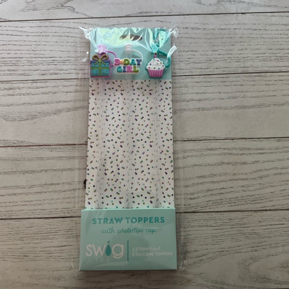 Swig Life Straw Toppers with Protective Cap